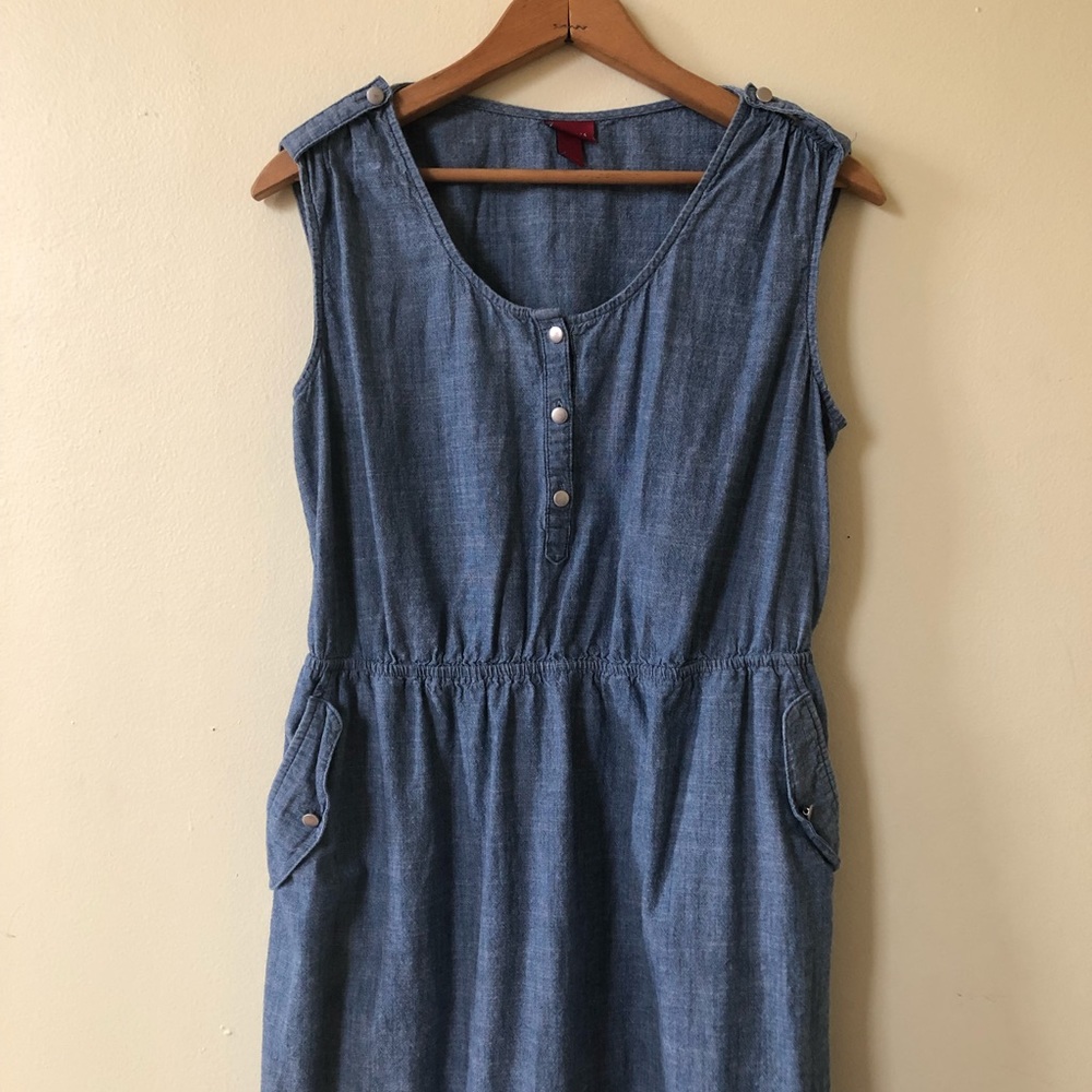 SOLD ON MERCARI - Denim sleeveless dress